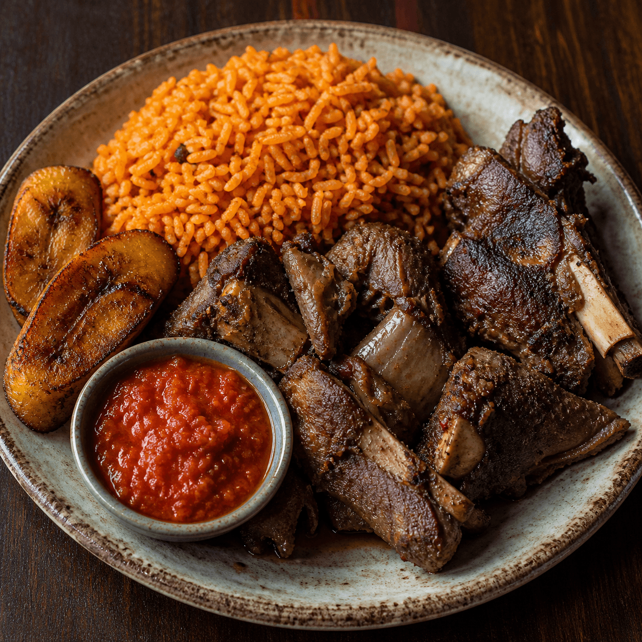 Grilled Goat Plate - Image 1